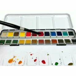 DANIEL SMITH | EXTRA FINE™ Watercolours — Half Pan Sets -Deals Strokezy Store DANIELSMITH7CEXTRAFINEE284A2watercoloursE28094HalfPansets 4