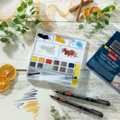 Derwent Line And Wash Paint Pan Set -Deals Strokezy Store DerwentLineandWashPaintPanSet 2