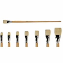 Escoda Clasico Flat Long Handled Oil Brushes Series 4636 -Deals Strokezy Store EscodaClasicoFlatLongHandledOilBrushesSeries4636 2