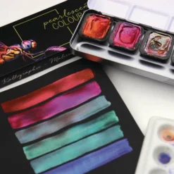 FINETEC | PREMIUM Pearlescent Colours — 'Flip-flop' 6 Paint Set -Deals Strokezy Store FINETEC7CPREMIUMPearlescentColoursE2809426230393BFlip flop26230393B6paintset 2