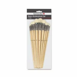 GERSTAECKER | Filbert Brushes ○ Hog Bristle — Set Of 10