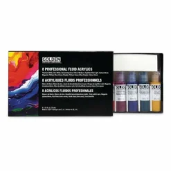 GOLDEN® | FLUID Acrylic Paint — Set Of 8 -Deals Strokezy Store GOLDENC2AE7CFLUIDacrylicpaintE28094setof8 2