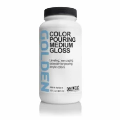 Golden Color Gloss Pouring Medium -Deals Strokezy Store GoldenColorGlossPouringMedium 2