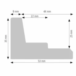 I LOVE ART | Stepped Profile Floater Frames — White -Deals Strokezy Store ILOVEART7CSteppedProfileFloaterFramesE28094white 2
