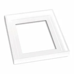 I LOVE ART | Stepped Profile Floater Frames — White