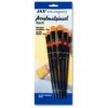 JAX Flat Synthetic Brush Set 1 JAX Flat Synthetic Brush Set -Deals Strokezy Store JAXFlatSyntheticBrushSet
