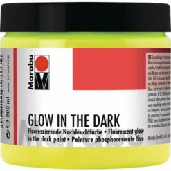 Marabu Glow-in-the-Dark Fluorescent Paint -Deals Strokezy Store MarabuGlow in the DarkFluorescentPaint 2