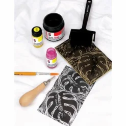 Marabu Soft Linol Textile Printing And Colouring Set -Deals Strokezy Store MarabuSoftLinolTextilePrintingandColouringSet 1