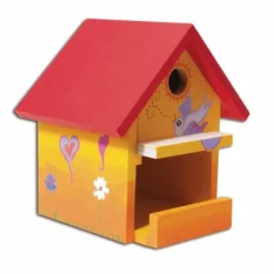 Pebaro Wooden Bird House Construction Kit -Deals Strokezy Store PebaroWoodenBirdHouseConstructionKit 4