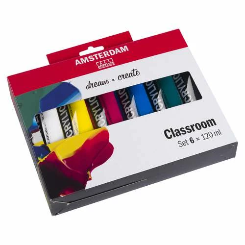Royal Talens | AMSTERDAM Classroom Set — 6 X 120 Ml Tubes 4 Royal Talens | AMSTERDAM Classroom Set — 6 X 120 Ml Tubes - Image 2