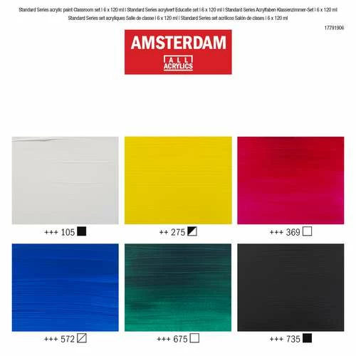 Royal Talens | AMSTERDAM Classroom Set — 6 X 120 Ml Tubes 6 Royal Talens | AMSTERDAM Classroom Set — 6 X 120 Ml Tubes - Image 4