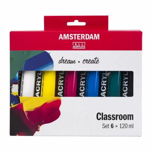Royal Talens | AMSTERDAM Classroom Set — 6 X 120 Ml Tubes 3 Royal Talens | AMSTERDAM Classroom Set — 6 X 120 Ml Tubes