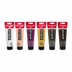 Royal Talens | AMSTERDAM Portrait Set — 6 X 120 Ml -Deals Strokezy Store RoyalTalens7CAMSTERDAMPortraitSetE280946x120ml 2