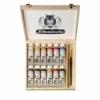 Schmincke Akademie Oil Colour Wooden Box Set -Deals Strokezy Store SchminckeAkademieOilColourWoodenBoxSet