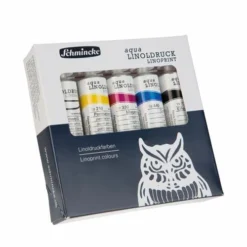 Schmincke Aqua Linoprint Colour Set -Deals Strokezy Store SchminckeAquaLinoprintColourSet 4