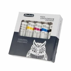 Schmincke Aqua Linoprint Colour Set -Deals Strokezy Store SchminckeAquaLinoprintColourSet 5