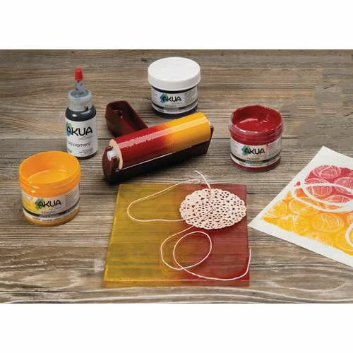 Speedball Gel Printing Kit Akua 3 Speedball Gel Printing Kit Akua