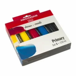 TALENS | AMSTERDAM ALL ACRYLICS Primary Set — 5 X 120 Ml Tubes 8 TALENS | AMSTERDAM ALL ACRYLICS Primary Set — 5 X 120 Ml Tubes -Deals Strokezy Store TALENS7CAMSTERDAMALLACRYLICSPrimarysetE280945x120mltubes 2