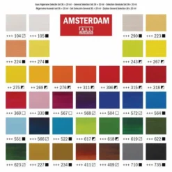 Talens Amsterdam Standard Series 36 Paint Set -Deals Strokezy Store TalensAmsterdamStandardSeries36PaintSet 5