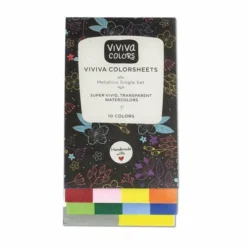 Viviva Colorsheets Watercolour Metallic Singles Set