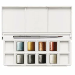 Winsor & Newton Cotman Watercolour Metallic Pocket Set -Deals Strokezy Store Winsor26amp3BNewtonCotmanWatercolourMetallicPocketSet 5