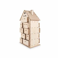 Wooden Advent Calendar House -Deals Strokezy Store WoodenAdventCalendarHouse 5