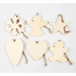 Wooden Christmas Tree Decorations -Deals Strokezy Store WoodenChristmasTreeDecorations 2
