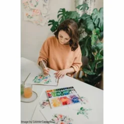 Da Vinci | Frau Hölle Loose Watercolor Florals Brush Gift Set — 3 Brushes -Deals Strokezy Store daVinci7CFrauHC3B6lleLooseWatercolorFloralsBrushGiftSetE280943brushes 4