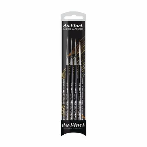 Da Vinci | MICRO-MAESTRO Brush Set Series 100 — 4 Brushes 3 Da Vinci | MICRO-MAESTRO Brush Set Series 100 — 4 Brushes