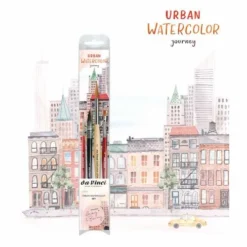 Da Vinci Urban Watercolour Journey Brush Set