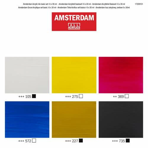 Amsterdam Acrylic Ink Standard Set 6 Amsterdam Acrylic Ink Standard Set - Image 4