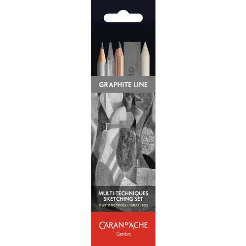 CARAN D'ACHE | GRAPHITE LINE Multi Techniques Sketching Set — 11 Artistic Tools 4 CARAN D'ACHE | GRAPHITE LINE Multi Techniques Sketching Set — 11 Artistic Tools - Image 2