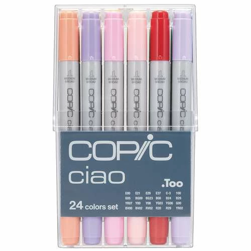 COPIC® | Ciao Marker Set — 24 Markers 4 COPIC® | Ciao Marker Set — 24 Markers - Image 2