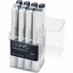 COPIC® | Sketch Marker Set CG — 12 X Cool Grey