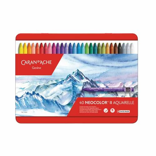 Caran D'Ache Neocolor II Aquarelle Crayon Sets 3 Caran D'Ache Neocolor II Aquarelle Crayon Sets