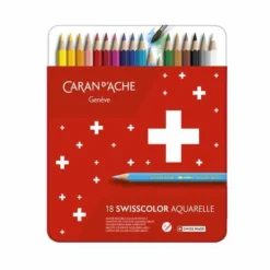 Caran D'Ache Swisscolor Water-Soluble Pencil Sets -Deals Strokezy Store CaranD26230393BAcheSwisscolorWater SolublePencilSets 3