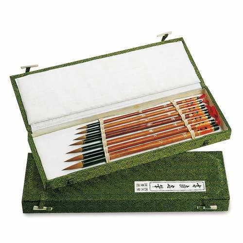 Chinese Brush Set Of 7 Brushes 6 Chinese Brush Set Of 7 Brushes - Image 4