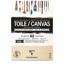 Clairefontaine Ready To Paint Canvas Pads -Deals Strokezy Store ClairefontaineReadytoPaintCanvasPads 5
