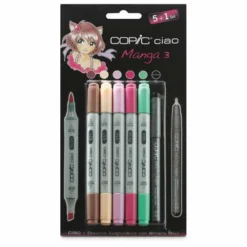 Copic Ciao 5 + 1 Manga Sets -Deals Strokezy Store CopicCiao52B1MangaSets 3