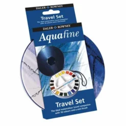 DALER-ROWNEY | Aquafine Watercolour Travel Set — 18 HALF PANS -Deals Strokezy Store DALER ROWNEY7CAquafineWatercolourTravelSetE2809418HALFPANS 1
