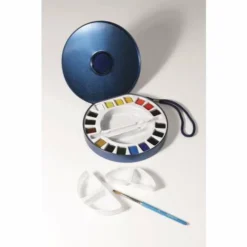 DALER-ROWNEY | Aquafine Watercolour Travel Set — 18 HALF PANS -Deals Strokezy Store DALER ROWNEY7CAquafineWatercolourTravelSetE2809418HALFPANS 2