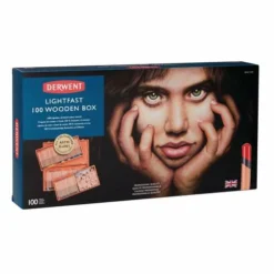 DERWENT | LIGHTFAST Wooden Gift Box — 100 Pencils -Deals Strokezy Store DERWENT7CLIGHTFASTWoodenGiftBoxE28094100pencils 3