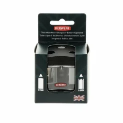 Derwent Battery Operated Twin Hole Pencil Sharpener -Deals Strokezy Store DerwentBatteryOperatedTwinHolePencilSharpener 1
