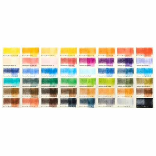 Derwent Watercolour 48 Pencil Wooden Box Set 4 Derwent Watercolour 48 Pencil Wooden Box Set - Image 2