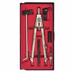 Ecobra Silver Master Quick Action Compass Set