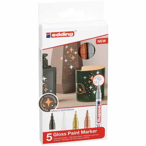Edding 751 5 Gloss Marker Creative Set 3 Edding 751 5 Gloss Marker Creative Set