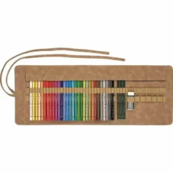 FABER-CASTELL | Polychromos Pencil Wrap — Synthetic Leather 7 FABER-CASTELL | Polychromos Pencil Wrap — Synthetic Leather -Deals Strokezy Store FABER CASTELL7CPolychromosPencilWrapE28094syntheticleather 2
