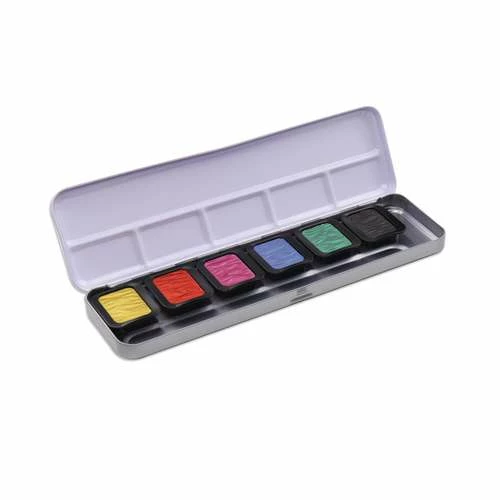FINETEC | PREMIUM Pearlescent Colours — Pearl / Metal Gloss 6 Paint Sets 3 FINETEC | PREMIUM Pearlescent Colours — Pearl / Metal Gloss 6 Paint Sets