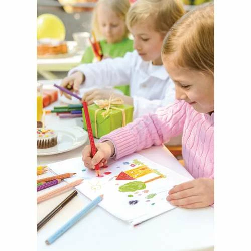 Faber-Castell | Jumbo Grip — 12 Coloured Pencils 7 Faber-Castell | Jumbo Grip — 12 Coloured Pencils - Image 5