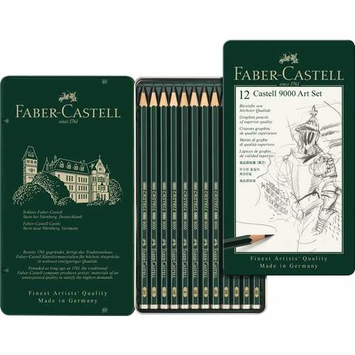 Faber-Castell 9000 Pencil Sets 3 Faber-Castell 9000 Pencil Sets